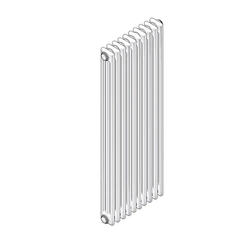 Radiatore tubolare in acciaio 3 colonne zehnder charleston mod. 3187 6 elementi