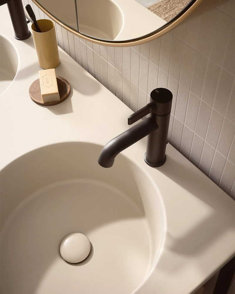 Mueble de lavabo con estructura Catino Doble