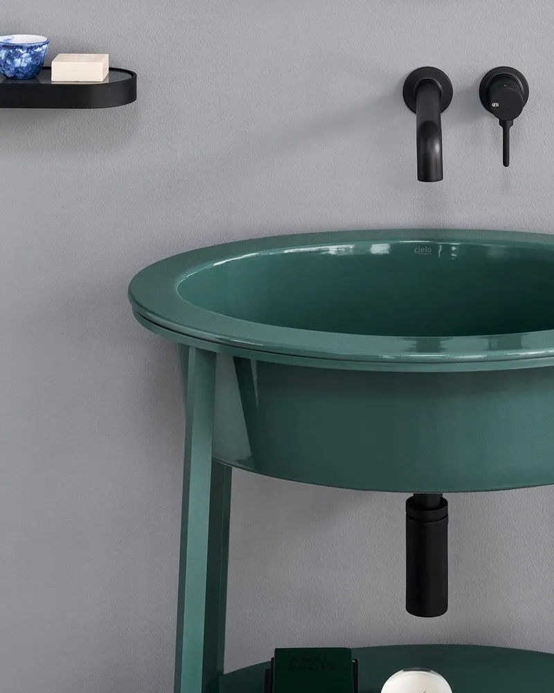 Mueble de lavabo con estructura Catino Ovalado
