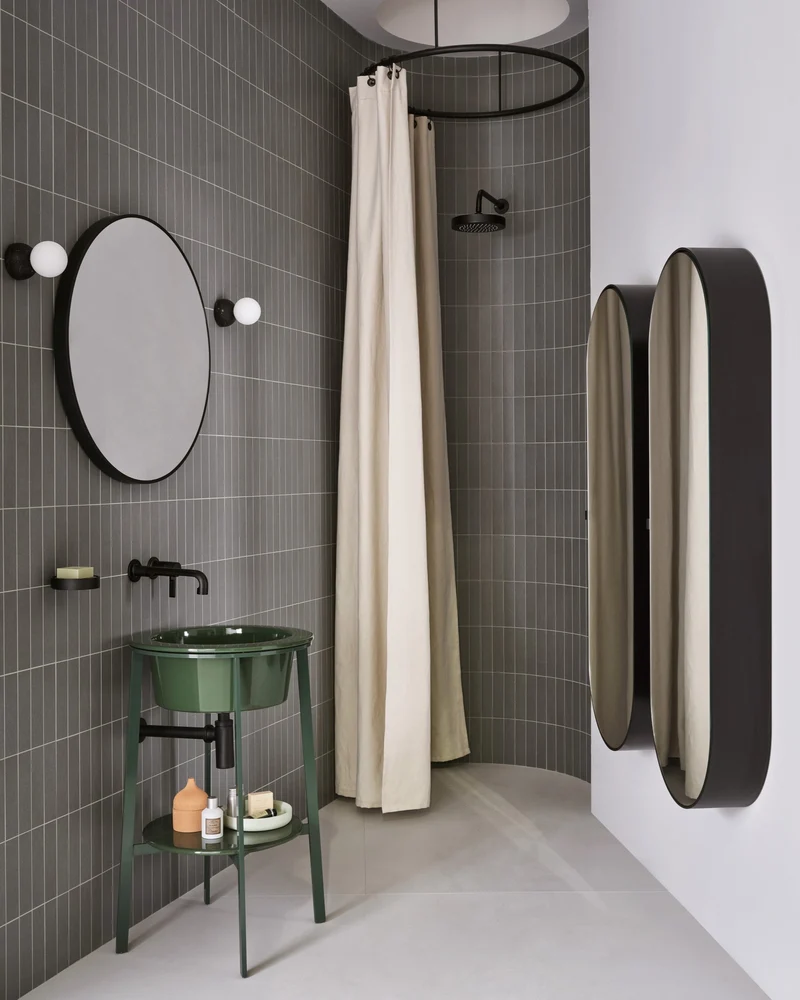Mueble de lavabo con estructura Catino Redondo