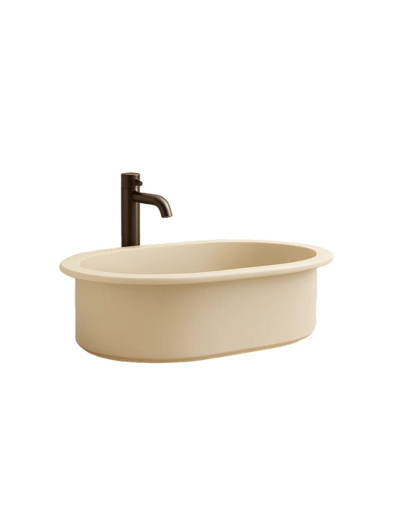 Lavabo de apoyo Catino Oval Ø55