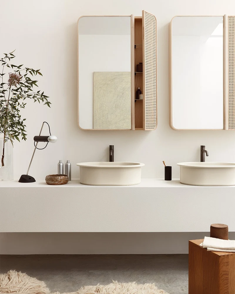 Lavabo de apoyo Catino Oval Ø55