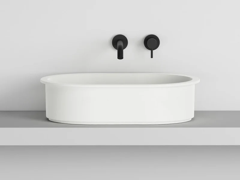Lavabo de apoyo Catino Oval Ø55