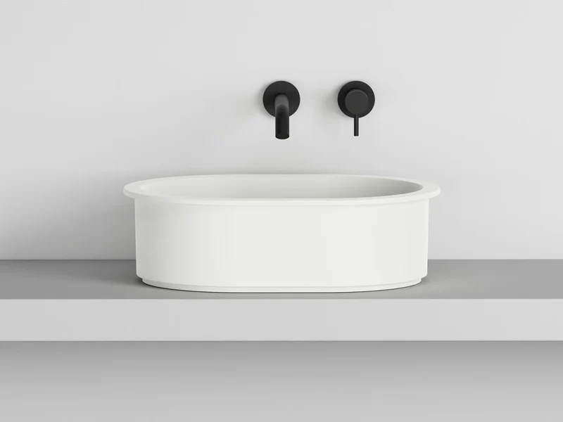 Lavabo de apoyo Catino Oval Ø55