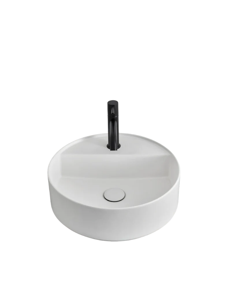 Lavabo Shui Comfort redondo con orificio para grifería