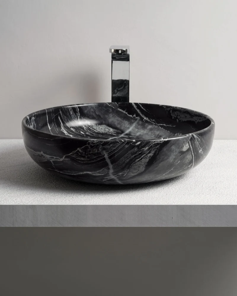 Lavabo de apoyo redondo Le Bacinelle 45Ø