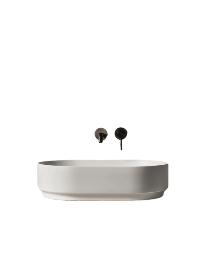Lavabo de apoyo ovalado Mare Le Bacinelle