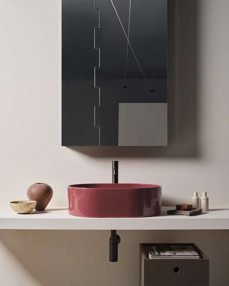 Lavabo de apoyo ovalado Le Bacinelle