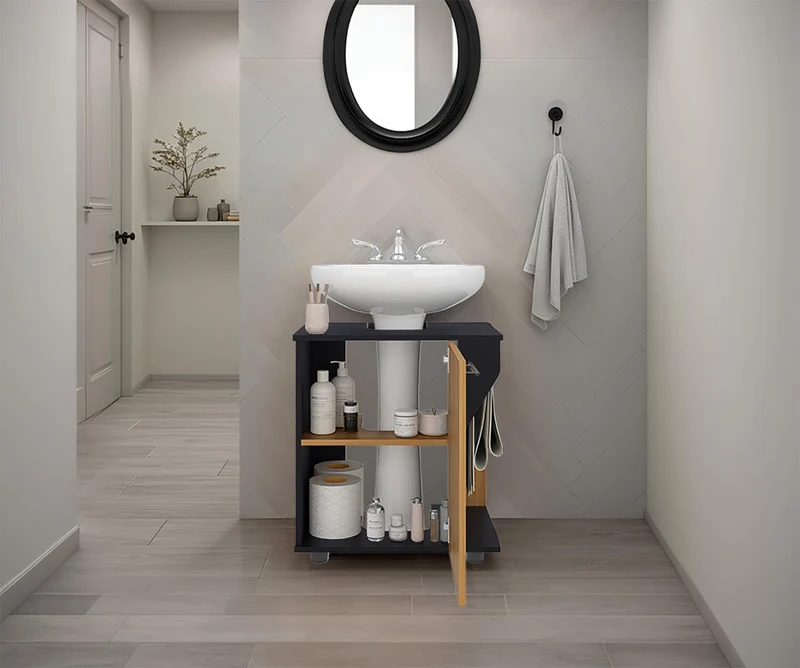 Mueble para Lavamanos Pili, Wengue, No Incluye Lavamanos