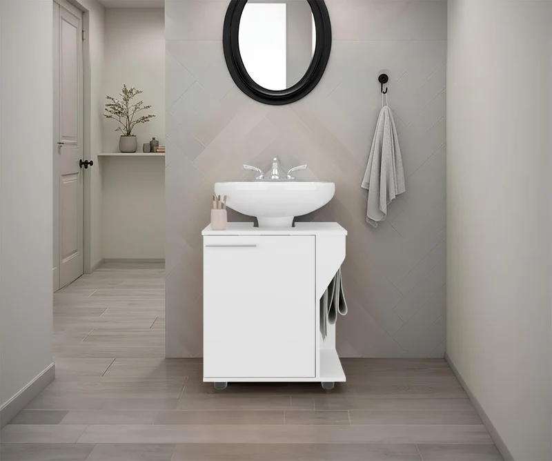 Mueble para Lavamanos Pili, Blanco Duqueza, No Incluye Lavamanos
