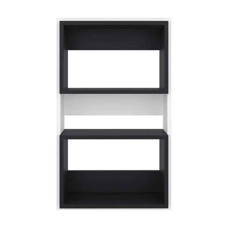 Gabinete de Baño Sensei Eco, Blanco Duqueza y Wengue, con Superficies para Ubicar Objetos