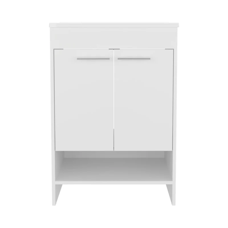 Mueble para Lavamanos Lorenzo, Blanco Duqueza, Incluye Lavamanos Praia 60 ZF