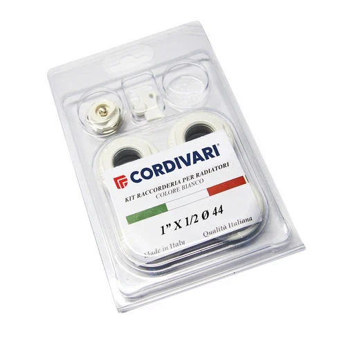 Kit blister raccorderia 1/2 per radiatori d.44 1 x1/2