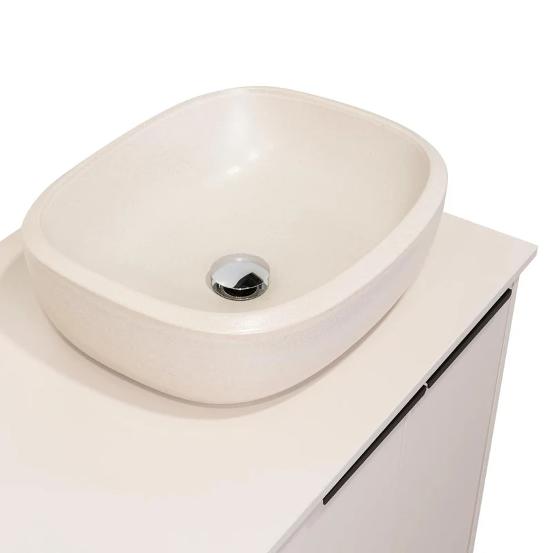 Mueble para Lavamanos Suns, Capri y Fresno Europeo, Incluye Lavamanos Corona en Porcelana Sanitaria