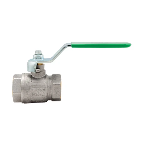 Valvola a sfera ideal dvgw ff con leva piatta passaggio totale 1 dn 25 40 bar / 580 psi