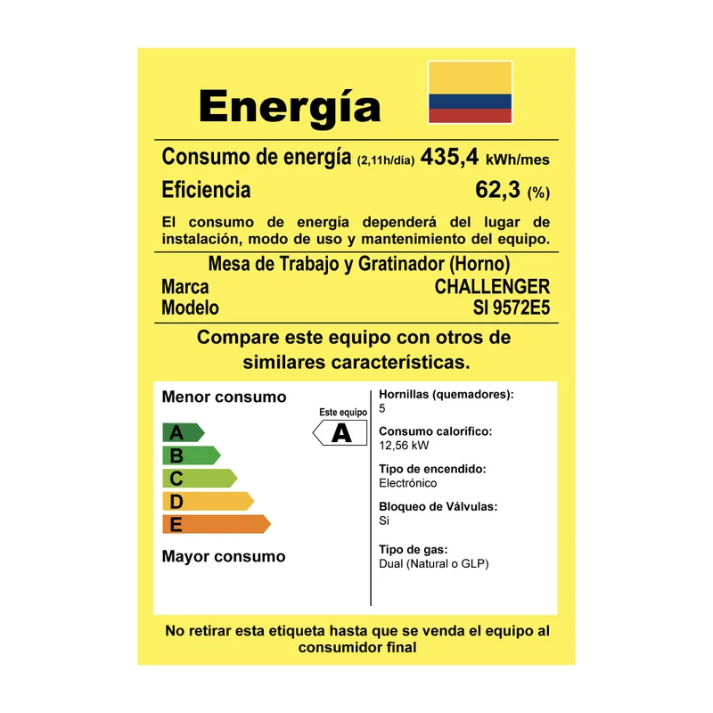 Estufa de Piso 76 cm a Gas Propano con Horno en Acero Inox, Negro