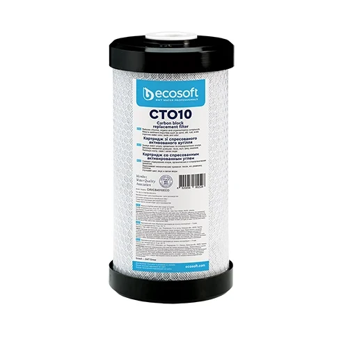 Cartuccia filtrante cto 4 5 ecosoft h. 10