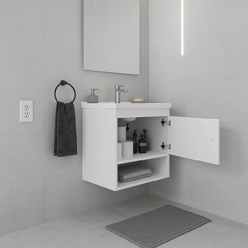 Mueble de Baño con Lavamanos Linz - Blanco