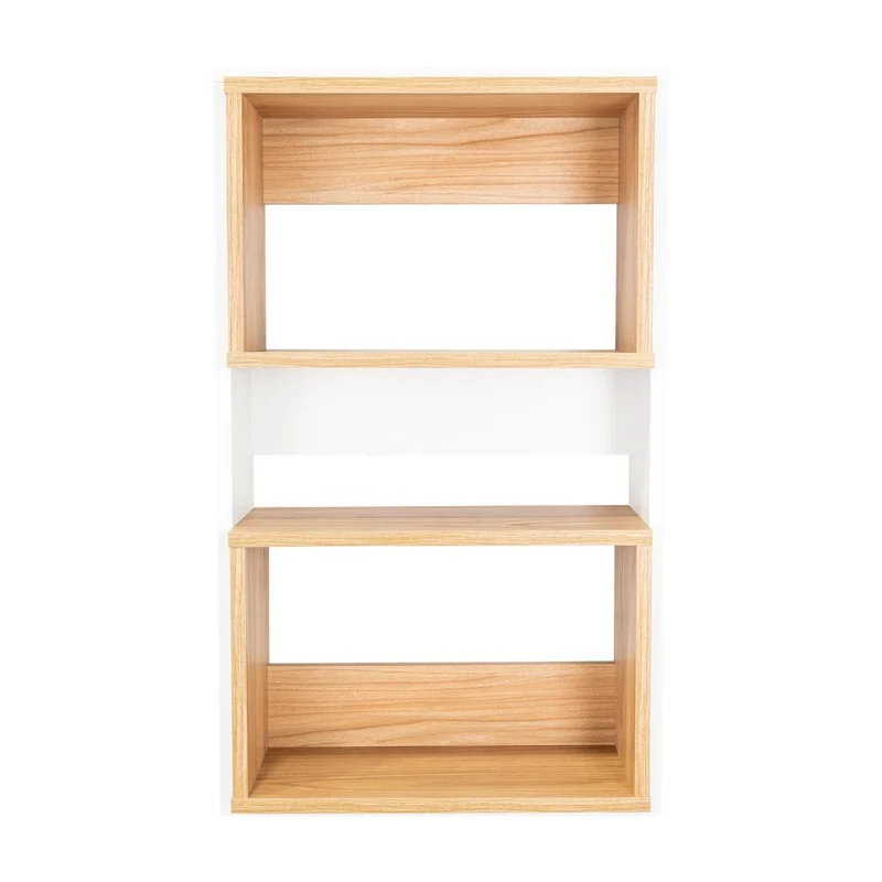 Gabinete de Baño Sensei Eco, Blanco Duqueza y Fresno Europeo, con Superficies para Ubicar Objetos