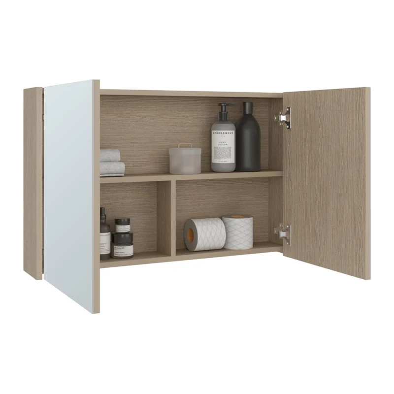 Gabinete de Baño Agni, Cartagena, con Dos Puertas y Espacio para Almacenar Objetos ZF