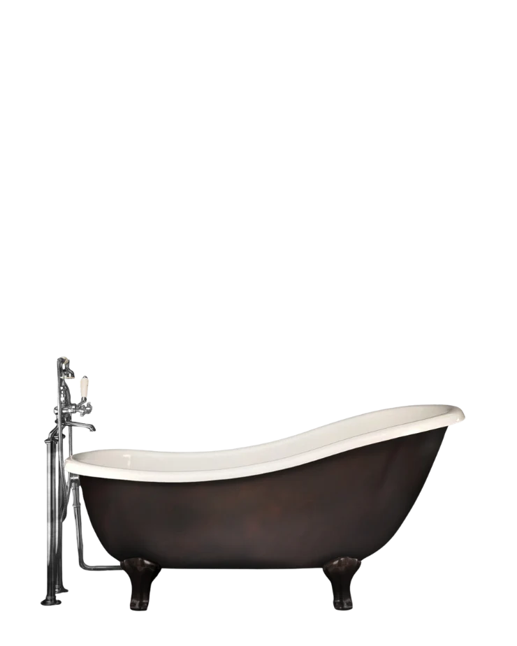 Bañera exenta Regina efecto cobre