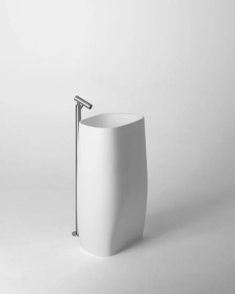 Lavabo totem Pear C Mármol