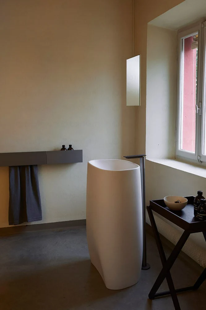 Lavabo totem Pear C Mármol