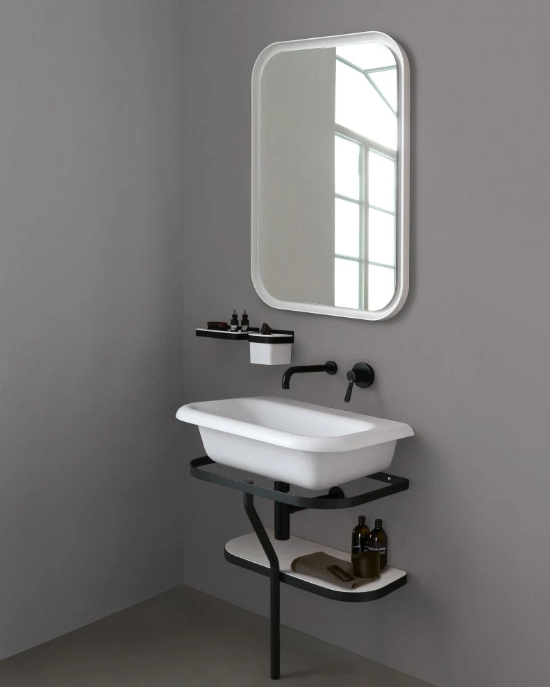 Lavabo con estructura Ottocento