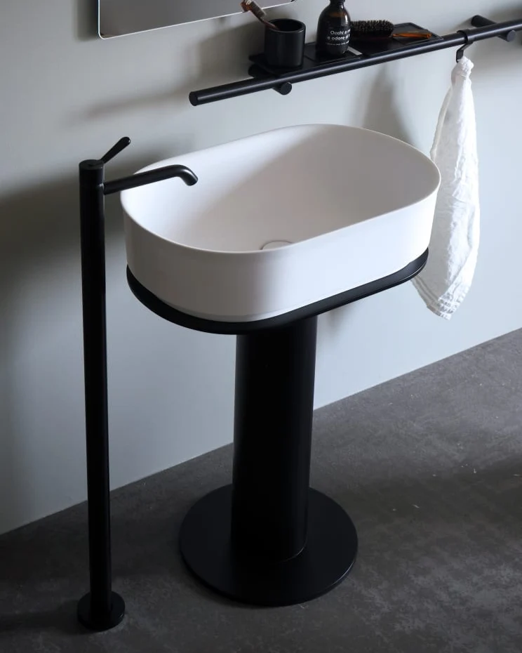 Lavabo Immersion con soporte metálico