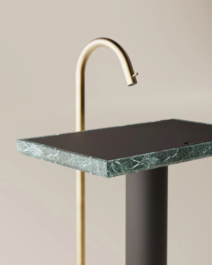 Lavabo tótem Ell Grid