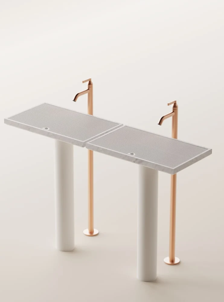 Lavabo tótem Ell Grid