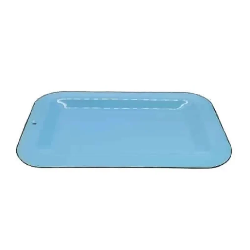 Combo Peltre Porta Huevo Esmaltado Azul CHE1