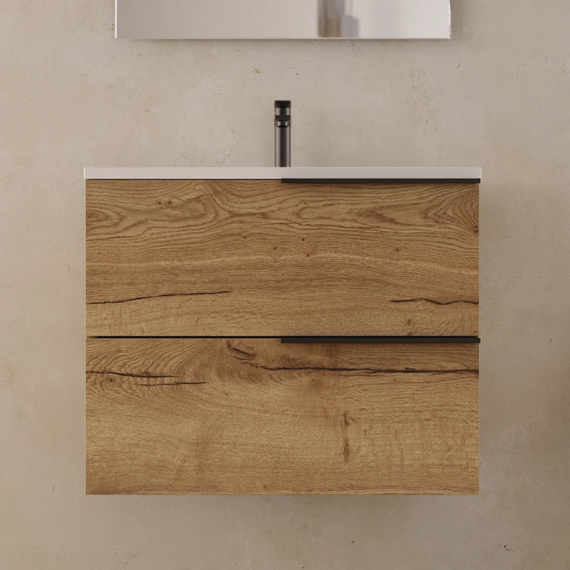 Meuble de salle de bain 60cm - 2 tiroirs - KING