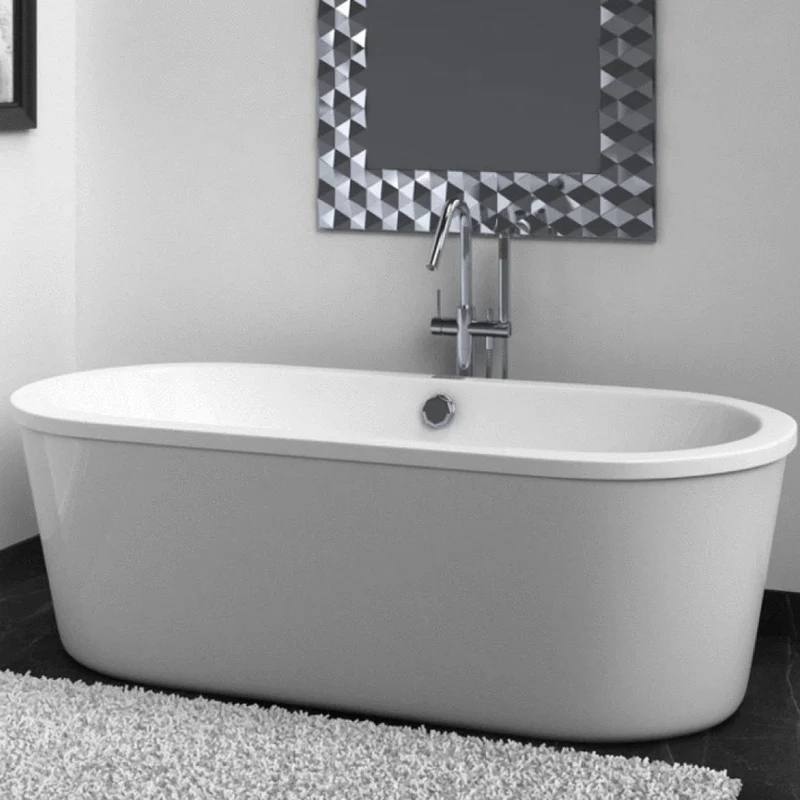 Bañera de hidromasaje ovalada LOFT blanca SANYCCES
