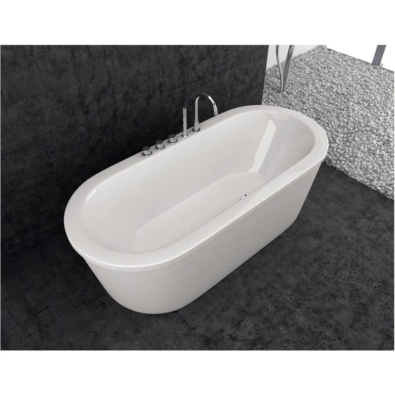 Bañera de hidromasaje ovalada LOFT blanca SANYCCES