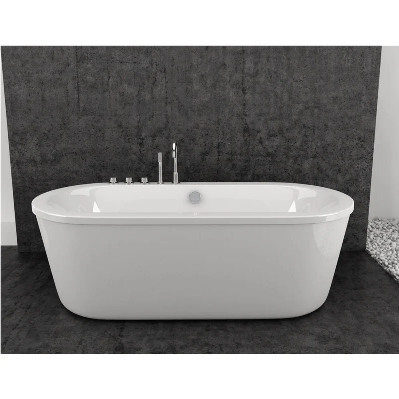 Bañera de hidromasaje ovalada LOFT blanca SANYCCES