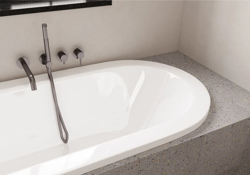 Bañera de hidromasaje ovalada LOFT blanca SANYCCES