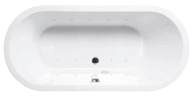 Bañera de hidromasaje ovalada LOFT blanca SANYCCES