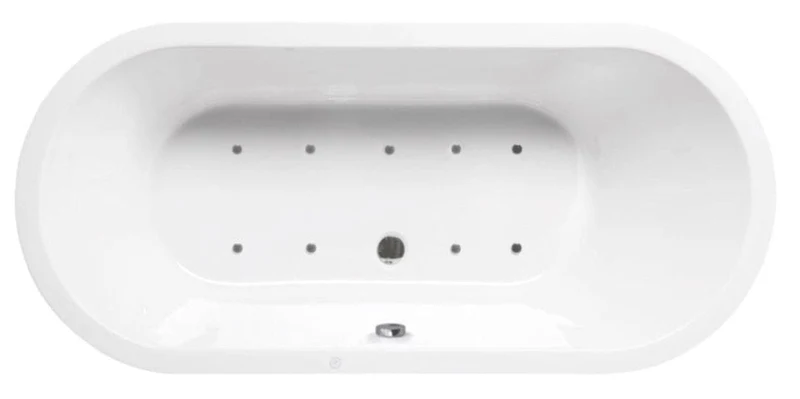Bañera de hidromasaje ovalada LOFT blanca SANYCCES