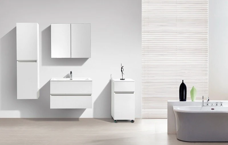 Armario espejo baño 80cm MONTADO SIENA