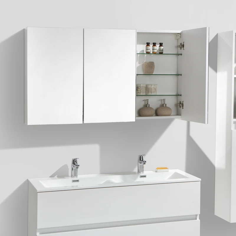Armario espejo baño 120cm MONTADO SIENA
