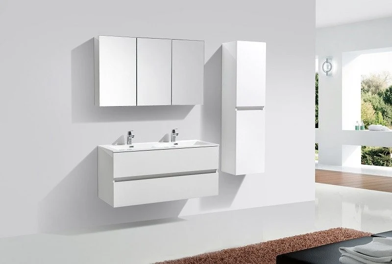 Armario espejo baño 120cm MONTADO SIENA
