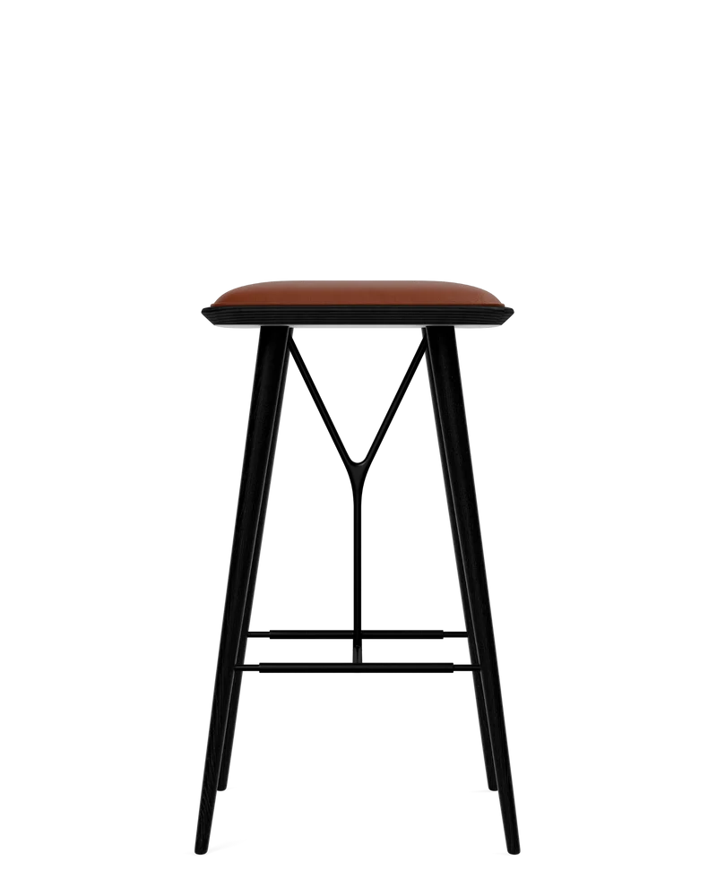 Taburete Spine con base de madera