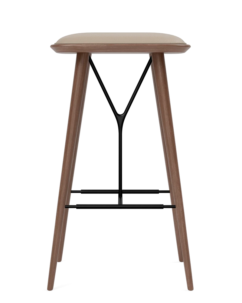Taburete Spine con base de madera
