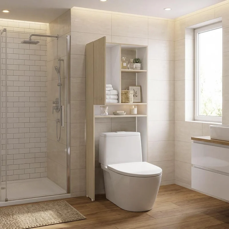 Gabinete de Baño Bristol 26, Cartagena, Ideal para Ahorrar Espacio