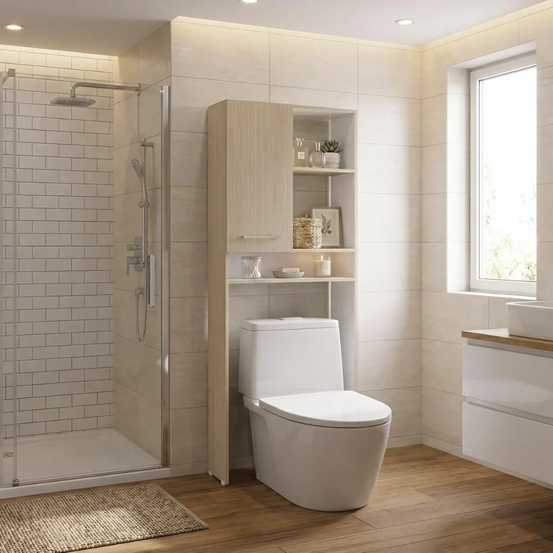 Gabinete de Baño Bristol 26, Cartagena, Ideal para Ahorrar Espacio