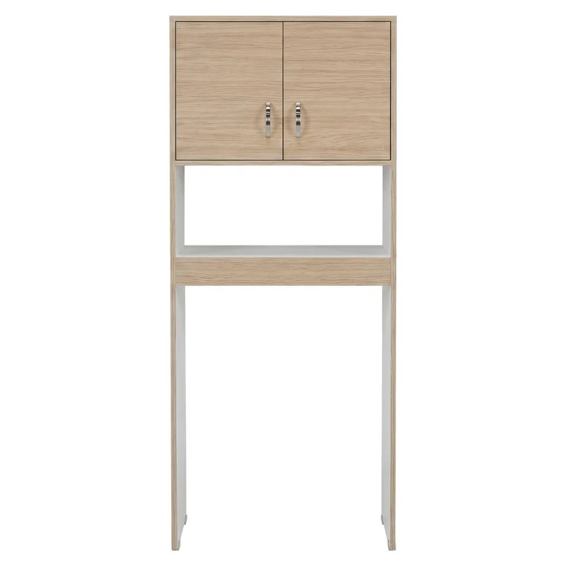Gabinete de Baño Siena, Cartagena y Blanco, Ideal para Ahorrar Espacio