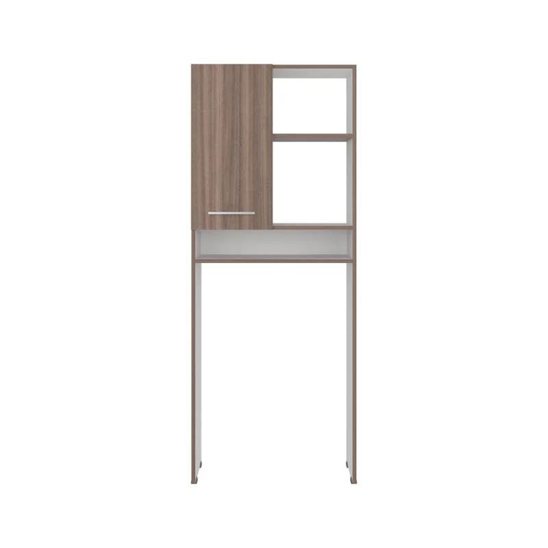 Gabinete de Baño Bristol 26, Avellana y Blanco, Ideal para Ahorrar Espacio