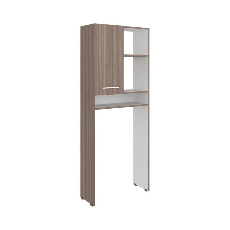 Gabinete de Baño Bristol 26, Avellana y Blanco, Ideal para Ahorrar Espacio