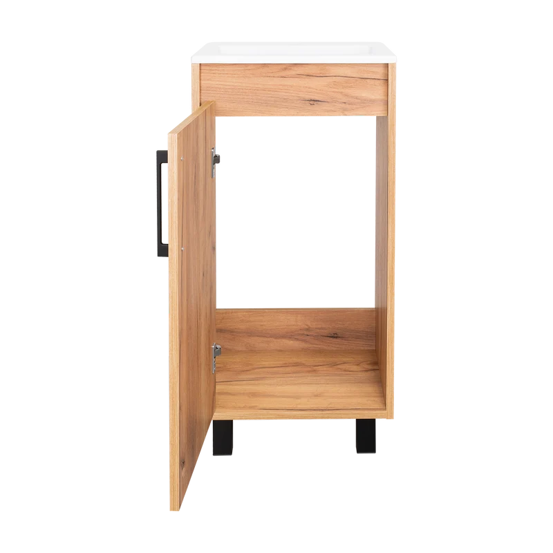Mueble Lavamanos a Piso Oxford, Fresno Europeo, Incluye Lavamanos 40cm ZF
